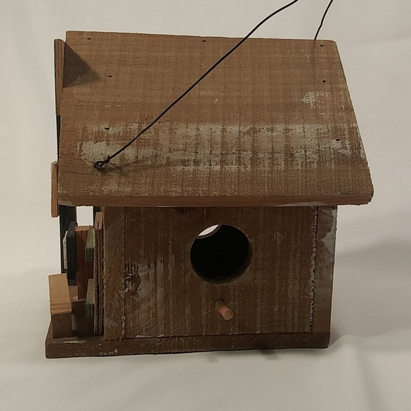 SOLD Birdhouse Folk Art Marshalls Office Old West Wood - Picture 5 of 5